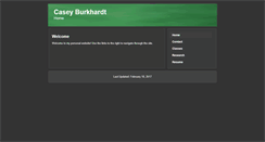 Desktop Screenshot of caseyburkhardt.com